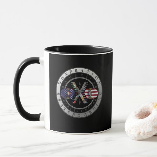 Mug Génération X Californie (Avec donut)