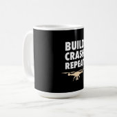 Mug Générer un drone de répétition de plantage (Devant gauche)
