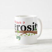 Mug Générosité ( 2 Actes 9:7) Mug&Cup (Devant droit)