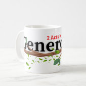 Mug Générosité ( 2 Actes 9:7) Mug&Cup (Devant gauche)