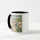 Mug Genèse 11 1-9 construisant la tour de Babel, de t (Devant gauche)