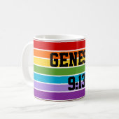 Mug Genèse arc-en-ciel 9:13 (Devant gauche)