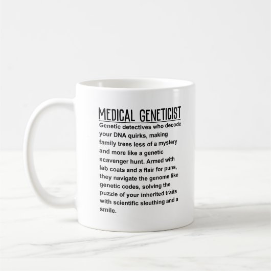 Mug Génétique Médicale (Gauche)