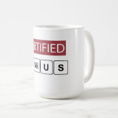 Mug Génie certifié (Devant droit)