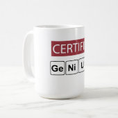 Mug Génie certifié (Devant gauche)
