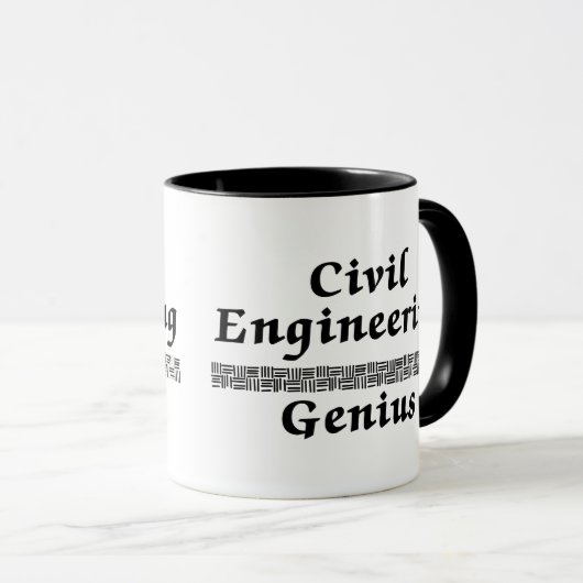 Mug Génie civil (Devant droit)