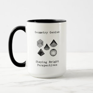 Mug Génie de la géométrie façonnant des perspectives b