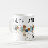 Mug Génie de santé et sécurité (Devant gauche)