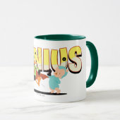 Mug "Génie" Dodgers de canard & Eager, jeune cadet de (Devant droit)