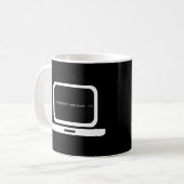 Mug Génie d'ordinateur (Devant gauche)