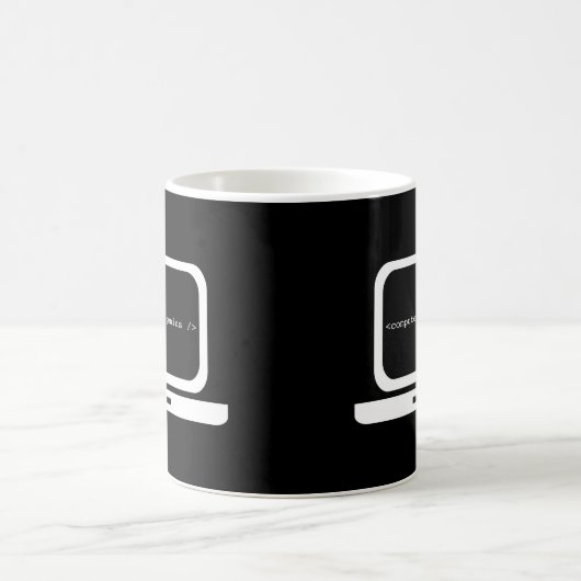 Mug Génie d'ordinateur (Centre)