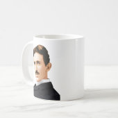 Mug Génie électrique de Nikola Tesla (Devant gauche)