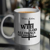 Mug Genisis 50:20 | Matthieu 19:26 Citation d'écriture