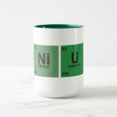 Mug Genius Cup. Periodic table of elements. (Centre)