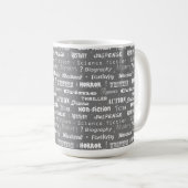 Mug Genre de livre de romancier (Devant droit)