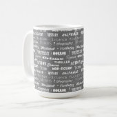 Mug Genre de livre de romancier (Devant gauche)
