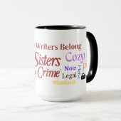 Mug Genres de crime de fiction (Devant droit)