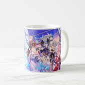 Mug Genshin Jeu Xiao Raiden Hu Tao Holiday (Devant droit)