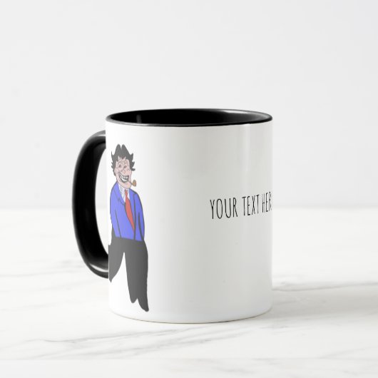 MUG GENTELMEN ÉDITABLE (Devant gauche)