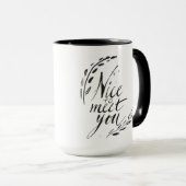 Mug Gentil de vous rencontrer (Devant droit)
