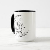 Mug Gentil de vous rencontrer (Devant gauche)