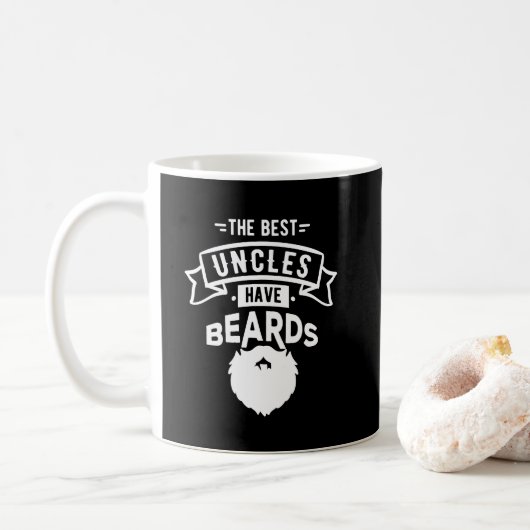 Mug Gentil les meilleurs oncles ont la copie de barbes (Avec donut)