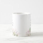 Mug Gentle Water Lilies and Lotuses Watercolor Wedding (Centre)