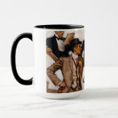 Mug Gentleman, Publicité américaine par Leyendecker (Gauche)