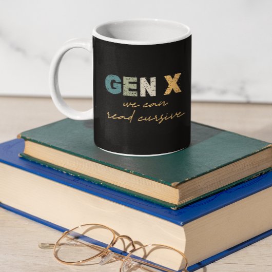 Mug GenX : Nous Pouvons Lire Cursive