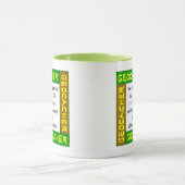 Mug Geocacher A Perdu L'Esprit En Vert (Centre)