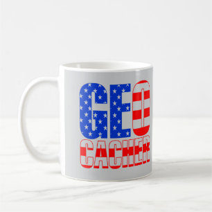 Mug Geocacher américain