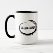 Mug Geocacher Black Splash (Gauche)