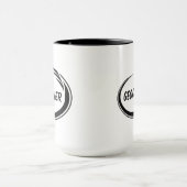 Mug Geocacher Black Splash (Centre)