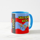 Mug Géocaching Rocks (Devant droit)