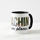 Mug Geocaching vous emmène des endroits Geocacher Gift (Devant droit)