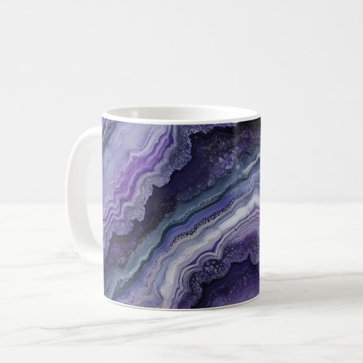 Mug Géode Améthyste - Fluide Pour (Devant gauche)