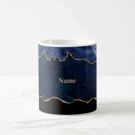 Mug Géode Bleu Doré (Centre)