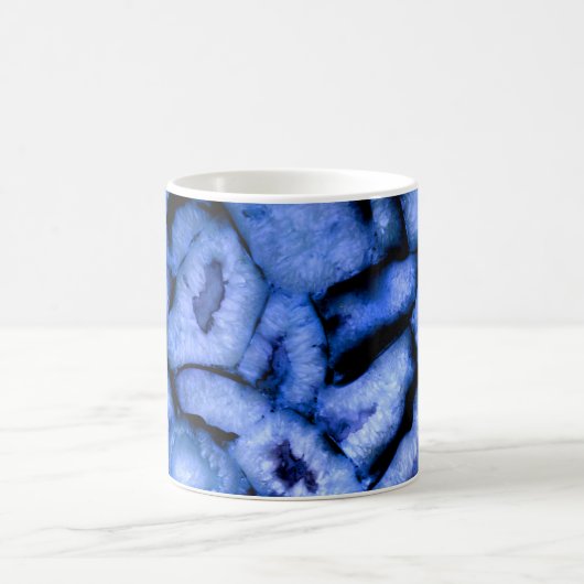Mug Géodes d'agate de quartz bleu (Centre)