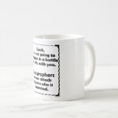 Mug Géographe de joute d'esprit (Devant droit)