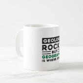 Mug Géographie Professeur Funny Monde Continents Idée  (Devant gauche)