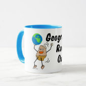 Mug Géographie Rock On (Devant gauche)