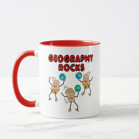 Mug Géographie Rocks (Gauche)