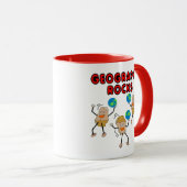 Mug Géographie Rocks (Devant droit)