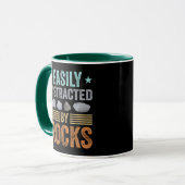 Mug Géologie Cadeau facile distrait par Rocks Rock Lov (Devant gauche)