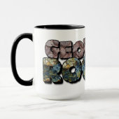 Mug géologie rocks! Humour scientifique Geek nerd (Gauche)