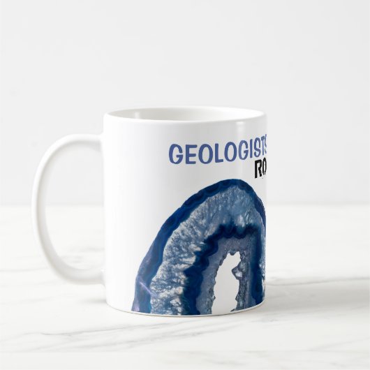 Mug *~* GEOLOGISTES ROCK Crystals Geode Lapidate Agate (Gauche)