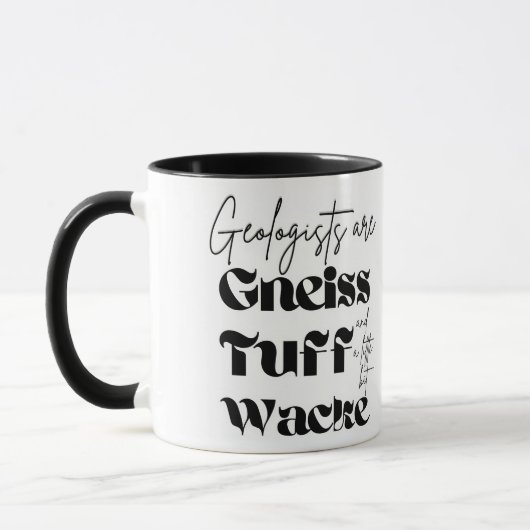 Mug Géologue drôle (Gauche)