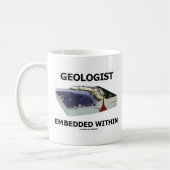 Mug Géologue intégré (zone de sous-duction) (Gauche)