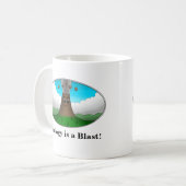 Mug Geology est Blast ! Dessin animé volcano (Devant gauche)