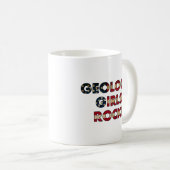 Mug Geology Girls Rock ! (Drapeau américain) (Devant droit)